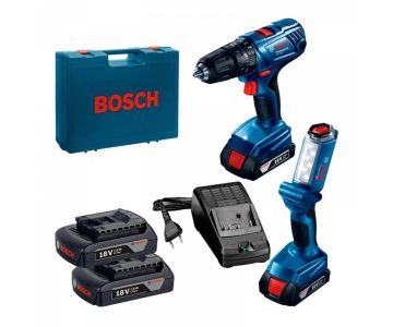 Дрель-шуруповёрт Bosch GSR 180-LI + GLI 18V-300 Professional (06019F8103)