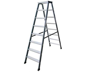 Стремянка Krause Sepro D 2x8 ступеней (125859)