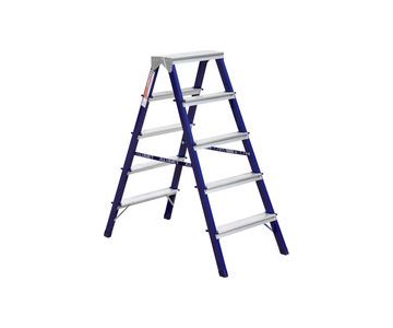 Двухсторонняя стремянка Алюмет 5 ст. MD8205