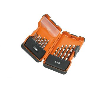 Набор сверл AEG HSS-G DIN 338 (19 шт.)