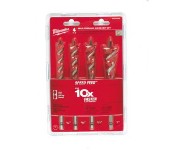 Набор сверл Milwaukee Speed Feed (4шт.)