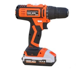 Дрель-шуруповерт аккумуляторная Skiper DF347-14 (с 2-мя АКБ, кейс)