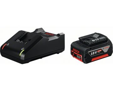 Зарядное устройство Bosch GAL 18V-40 + аккумулятор 1 GBA 18V 4.0 Aч (1600A01B9Y)