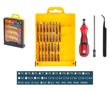 Набор бит Wortex (33 пр.) (WSCS0028U13314)