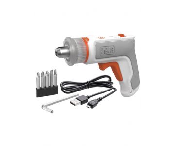 Отвертка аккумуляторная Black & Decker BCRTA01-XJ