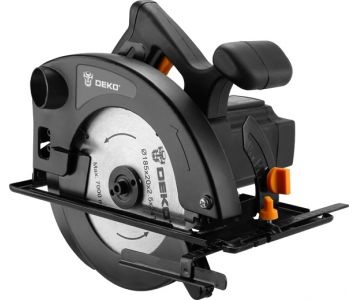 Пила циркулярная аккумуляторная Deko DKCS20 Laser SET 2