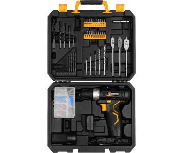 Дрель-шуруповерт аккумуляторная Deko GCD12DU3 SET 5