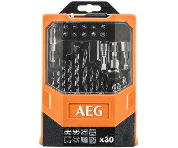 Набор сверл и бит AEG AAKDD30 (30шт.)