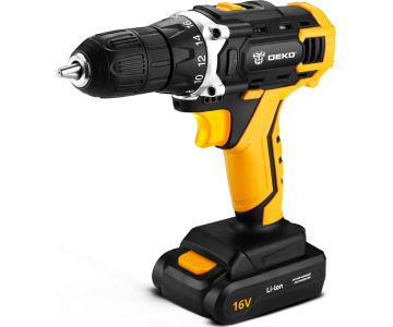 Дрель-шуруповерт Deko DKCD16FU-Li