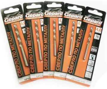 Сверло Gepard по металлу ц/х 4.5х47х80 мм HSS (GP0345-080)