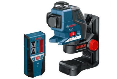 Нивелир Bosch GLL3-80P + универсальный держатель BM1+ лазерный приемник LR2