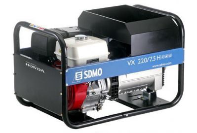 Бензиновый сварочный генератор SDMO VX220/7,5H-S