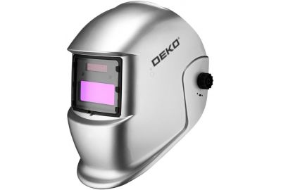Сварочная маска Deko "Хамелеон" DKM Silver с автоматическим светофильтром