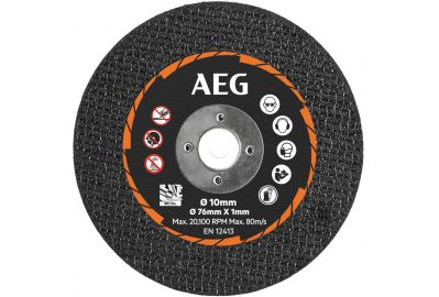 Круг отрезной AEG  D 76x10х1 мм AAKMMMC05 (5 шт.)