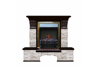 Каминокомплект Glenrich Бостон К Fobos Black
