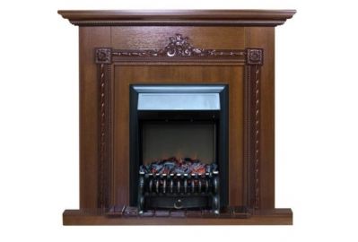 Каминокомплект Glenrich Шервуд Fobos Black
