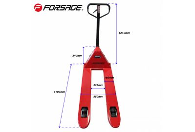 Тележка гидравлическая ручная Forsage F-AC3.0 3 т