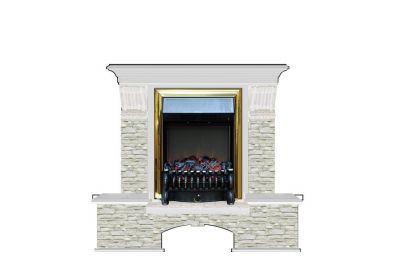 Каминокомплект Glenrich Бостон К Fobos Brass