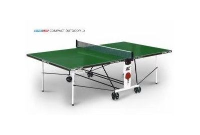 Теннисный стол Start Line Compact Outdoor-2 LX 6044-11 (с сеткой, композитный, на роликах, АКП)