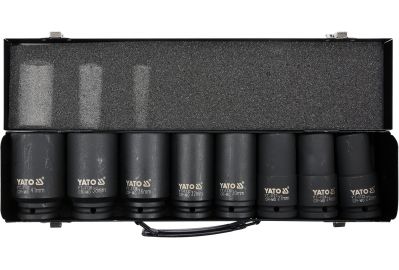 Набор головок ударных глубоких Yato YT-1155 22-41 мм L90 мм