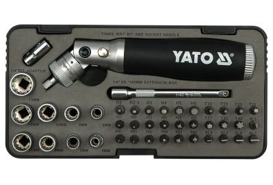 Набор головок и бит + трещотка Yato YT-2806