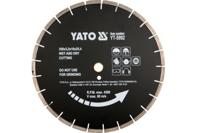 Круг алмазный Yato YT-5992