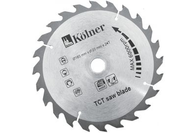 Пильный диск Kolner KSD 185*20*24
