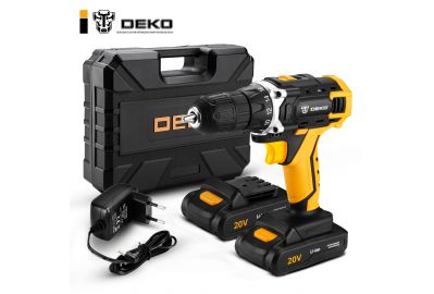 Дрель-шуруповерт Deko DKCD20FU-Li SET 63-2 (063-4093)