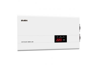 Стабилизатор напряжения Sven Avr Slim-2000 LCD