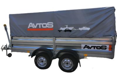 Прицеп Avtos A30P2B (3000х1500х300, R13, ресс. AL-KO, тент 1200мм 2ос)