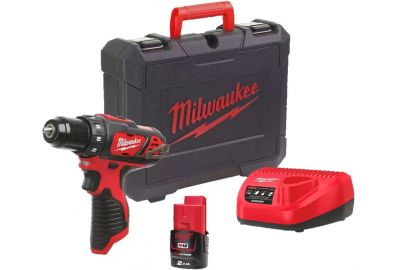 Дрель-шуруповерт Milwaukee M12BDD-201C