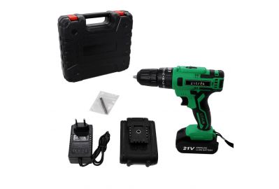 Дрель-шуруповерт аккумуляторная ударная Zitrek Green Impact 21V