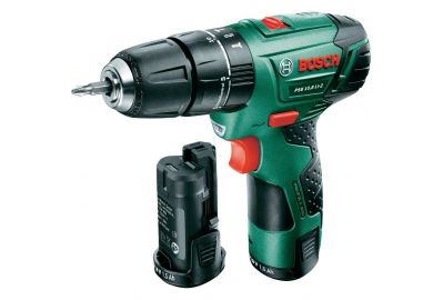 Дрель-шуруповерт Bosch PSR 10,8 Li-2 (2 акк.,1.5 А/ч,чемодан) (0603972923)