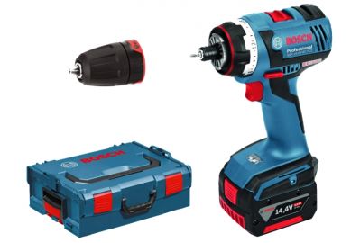 Дрель-шуруповерт Bosch GSR 14,4 V-EC FC2 L-BOXX (2 Li-Ion., 4.0 А/ч) (06019E1001)