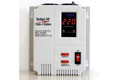 Стабилизатор напряжения электронный Solpi-M TSD-750ВА