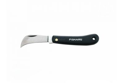 Нож садовый Fiskars изогнутый для прививок (125880)