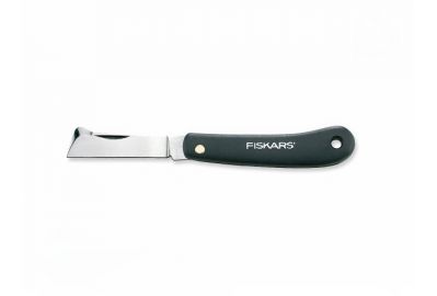 Нож садовый Fiskars плоский для прививок (125900)