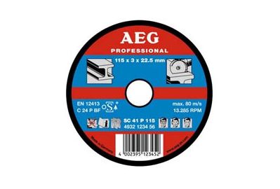 Круг AEG отрезной по камню 230х3х22,2 мм