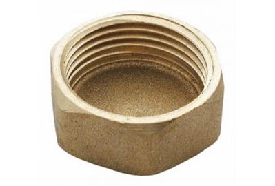 Пробка латунная с внутренней резьбой 3/4"