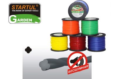 Леска Startul Garden ф2,4 мм х 262м бесшумная (ST6064-24)