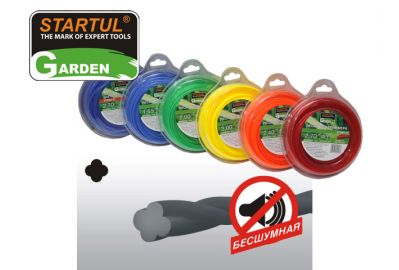 Леска Startul Garden ф2,4 мм х 44м бесшумная (ST6063-24)