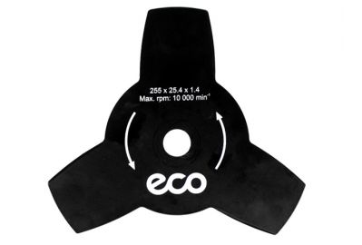 Нож Eco для мотокосы 3 зуб. 255х1.4х25.4 мм (GTP-3T)
