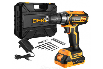 Дрель-шуруповерт аккумуляторная Deko GCD20DU3 case (063-4145)