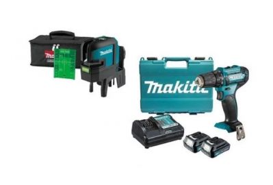 Уровень лазерный Makita SK 106 GDZ + дрель-шуруповерт Makita DF333DWYE (SK106GDZA1)