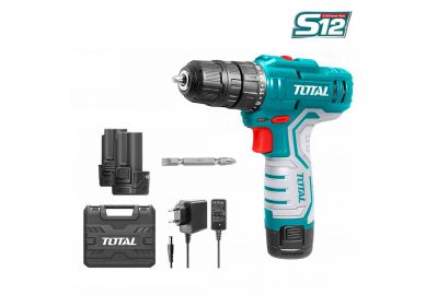 Дрель-шуруповерт ударная TOTAL TDLI12325