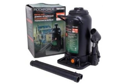 Домкрат бутылочный RockForce RF-TH812001 12 т двухштоковый с клапаном