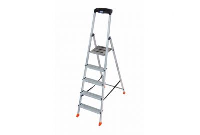 Стремянка TOR Krause Safety 5 ступеней с большой полкой (1020791)