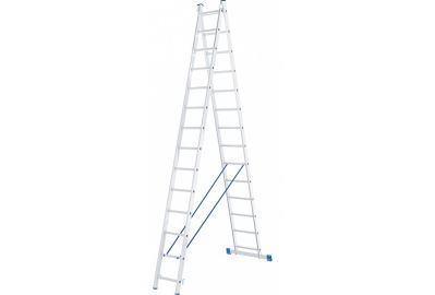 Лестница двухсекционная TOR 1013302 алюминиевая 2х14