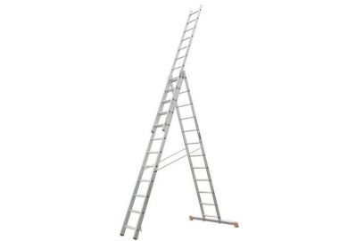 Лестница трехсекционная TOR 1013309 алюминиевая 3х12