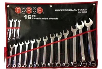 Набор комбинированных ключей Force 51612C